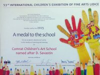 ПОЗДРАВЛЯЕМ! Коллектив КОМРАТСКОЙ ДХШ им.Д.Савастина с наградой «Медаль для школы за коллекцию живописи и рисунка»